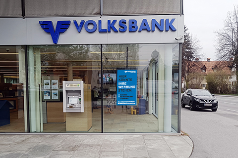Screenwerbung Volksbank Vorarlberg