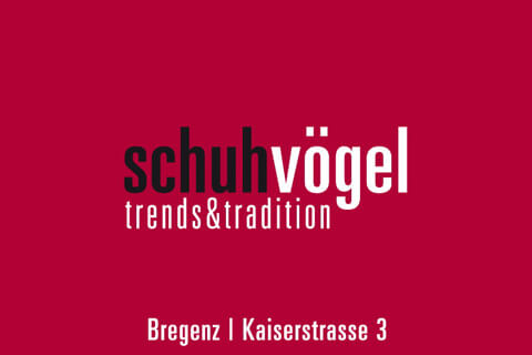 Schuh Vögel trends & tradition Volksbank Vorarlberg Aktivpartner