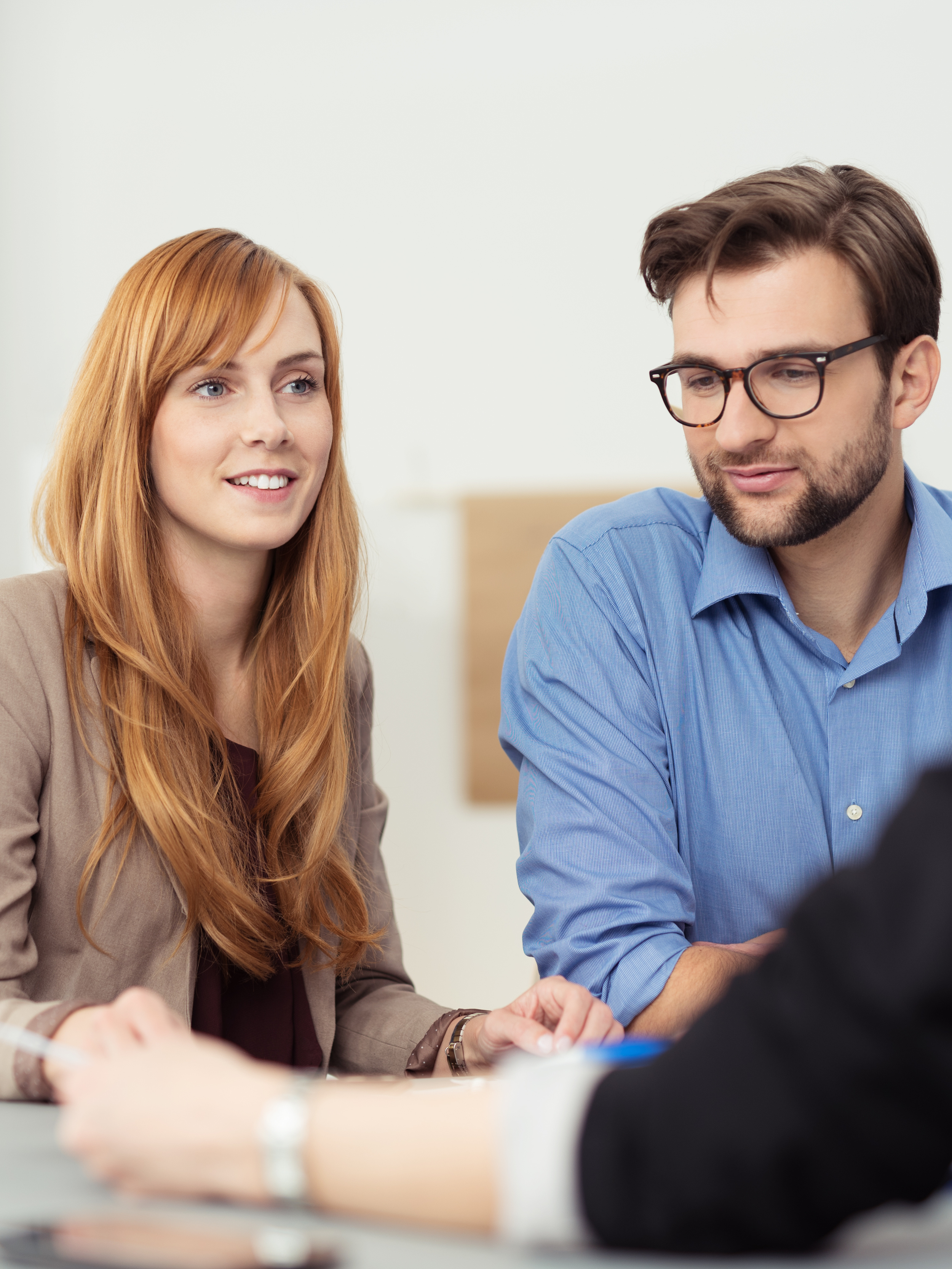 Paar bei einer Beratung