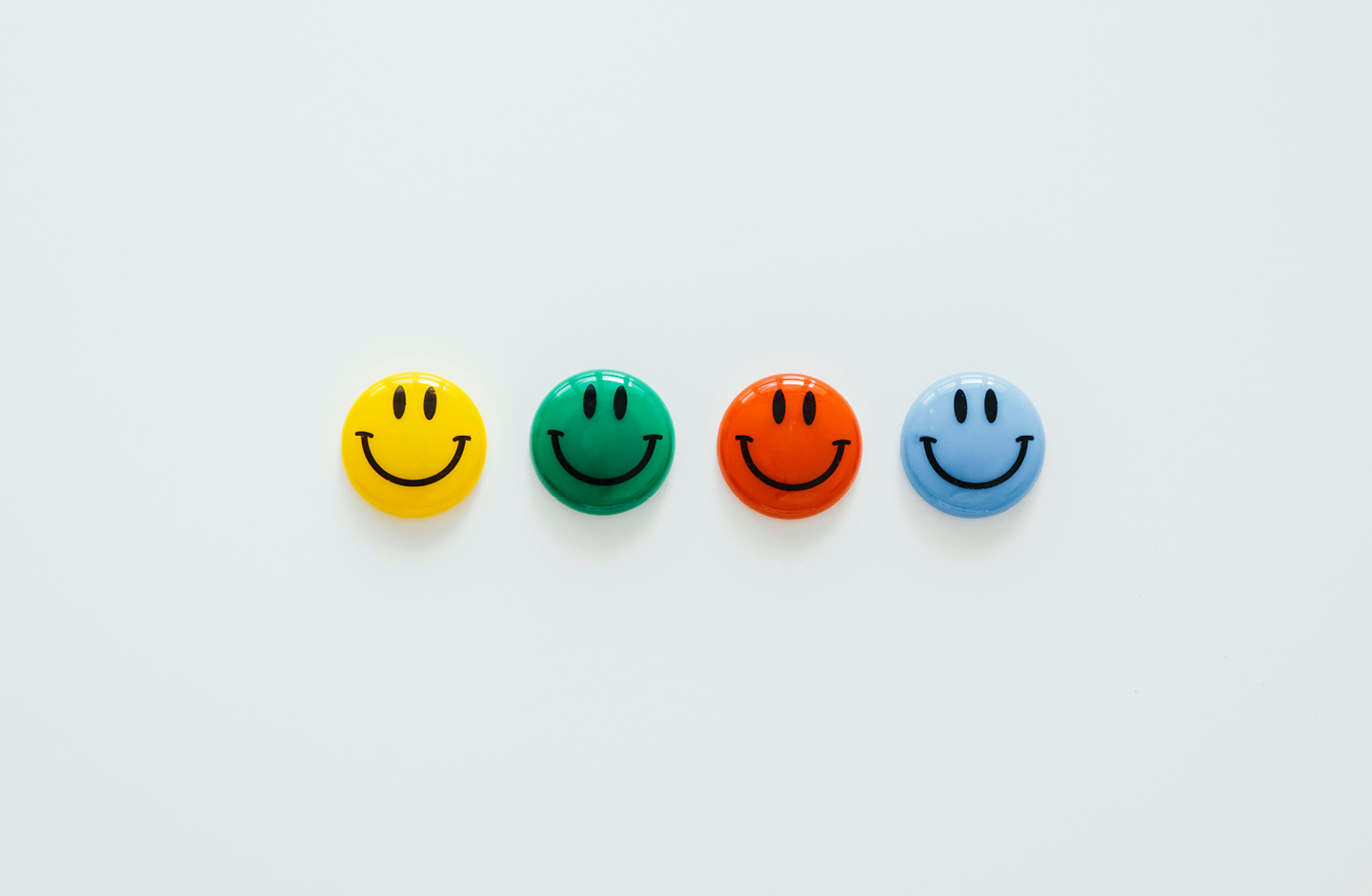 Glückliche Smileys